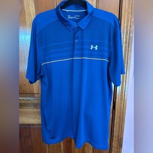 Under Armour Mens Heat Gear Loose Fit Jersey Polo